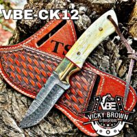 Handmade Cowboy knife Western Cowboy knife and skinner knife Hunting Knife with Leather Sheath... - Image 2