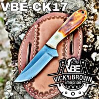 Handmade Cowboy knife Western Cowboy knife Skinner knife Hunting Knife with Leather Sheath...