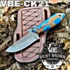 Handmade Cowboy knife Western Cowboy knife Skinner knife Hunting Knife with Leather Sheath...