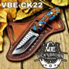 Handmade Cowboy knife Western Cowboy knife Skinner knife Hunting Knife with Leather Sheath...