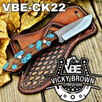 Handmade Cowboy knife Western Cowboy knife Skinner knife Hunting Knife with Leather Sheath... - Image 2