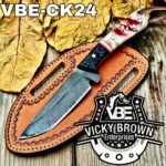 Handmade Cowboy knife Western Cowboy knife Skinner knife Hunting Knife with Leather Sheath...